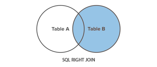 SQL 右連線圖