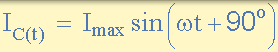 交流電容器中的電流 交流電容器中的電流