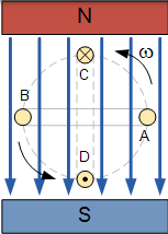 磁场内的旋转线圈 旋转线圈