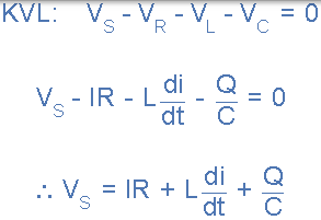 串聯 RLC 電路瞬時電壓 串聯 rlc 電路瞬時電壓
