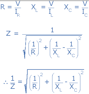并联 rlc 电路的阻抗