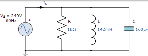 并联 RLC 电路的阻抗 并联 rlc 电路的阻抗