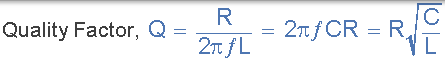 并联谐振电路的 Q 因子 并联谐振电路的 q 因子