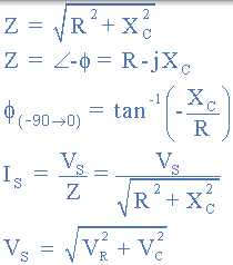 系列 rc 電路方程