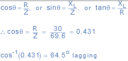 电流和电压之间的相角 电流和电压之间的相角