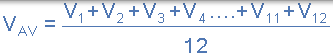 平均或平均電壓 平均或平均電壓
