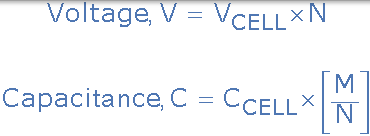 超级电容器电压和电容值 超级电容器的电压和电容值