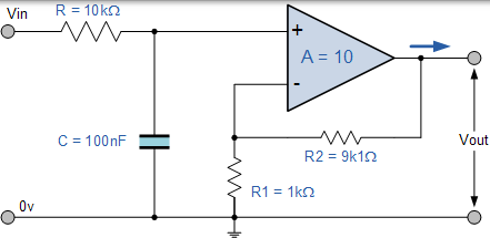 有源低通濾波器電路 有源低通濾波器電路